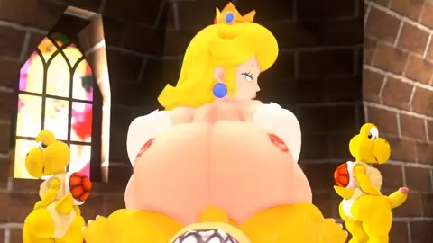 Bowser Jr. Fucking Princess Peach with sound - [Leviantan581re]