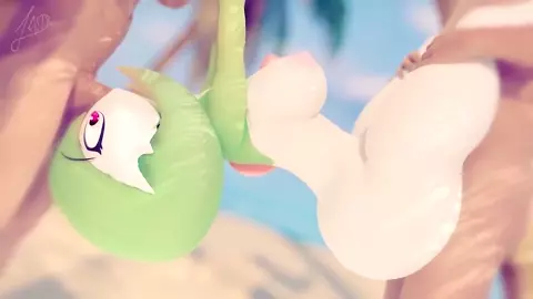 Gardevoir Threesome - AdrianDustRed