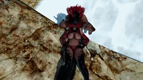 Viera taking good care of a Kitsune