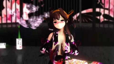 Kongou sisters Gokuraku Kancolle (Kuro@Vov)