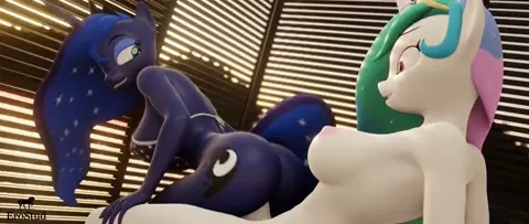 Luna Rides Futa Celestia - EroStud