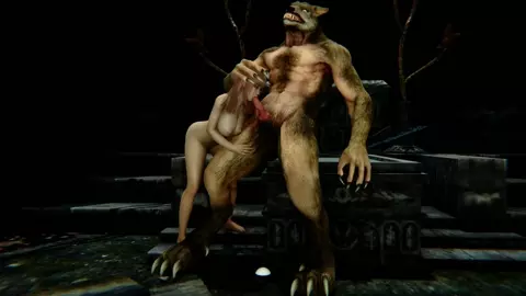 Honoka x Werewolf