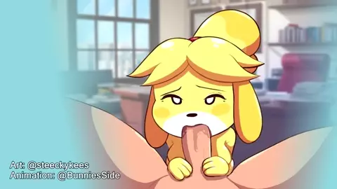 Isabelle Blowjob POV [Beachside Bunnies + SteekyKees]