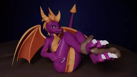 Spyro footjob [Flapcats]