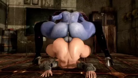 Futa Demon hard pounding