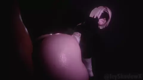2B Buttjob [White][Icyshadowx][4K]