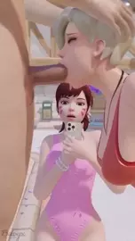 D.va Films a TikTok for Mercy [Bewyx]