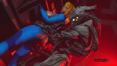 Samus Aran Vs Space Pirate [26RegionSFM]