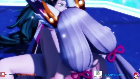 MMD R18 Nia x Sothis Trheesome