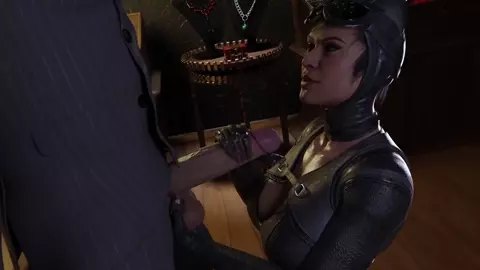 Catwoman Plays With Security During A Heist [SerpentOrder][4K]