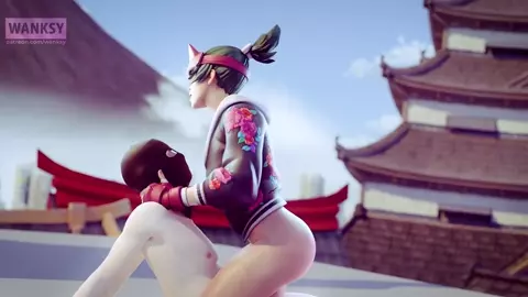 Kiriko Grinding on a  Hashimoto member's member.  [Wanksy]