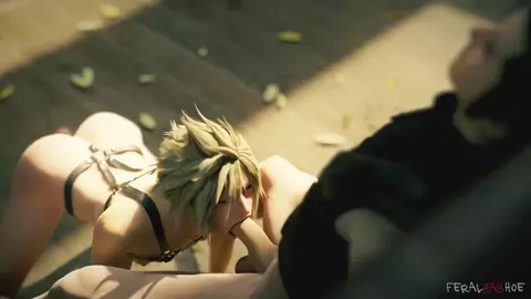 FF7: Cloud Deepthroats Zack