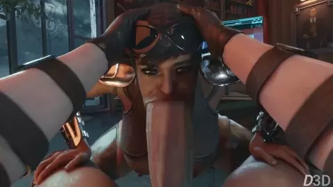 Harley Quinn And Catwoman PoV Blowjob [D3D][4K]
