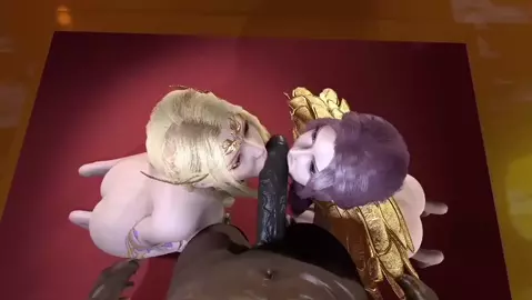Bibidong & Her Daughter Blowjob