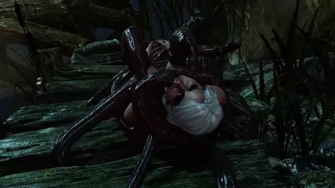 Ciri punished by tentacles [SteamOven3D]