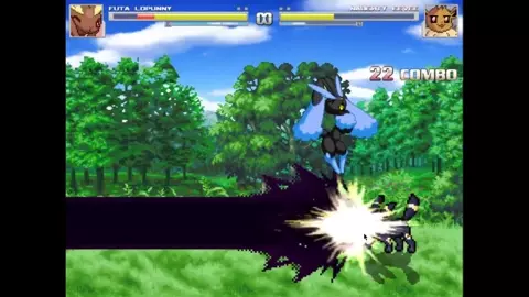A fierce fight