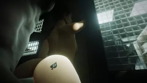 Jill gets blacked at the RPD station.(Qos) [ZMSFM]