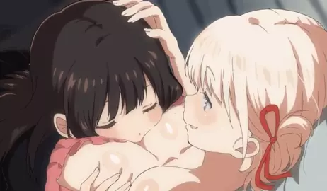 Takina Lying On Chistato's Breasts [Clothed][Or2]