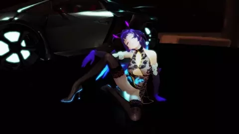 [Aline_EN] Sexy HoT Mei Neon Dance