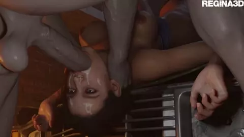 Jill Valentine Deepthroat [Regina3D]