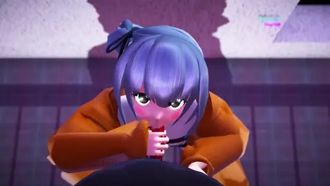 Kasumi-chan In Plain Clothes Gives A Back Alley Blowjob
