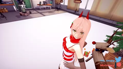 Chainsaw Man - Power fucked from behind for X-Mas [MrImpy]