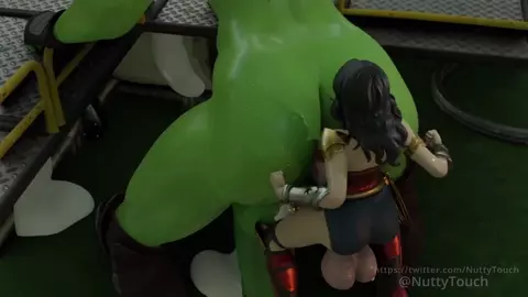Smashing She Hulk's She Cock