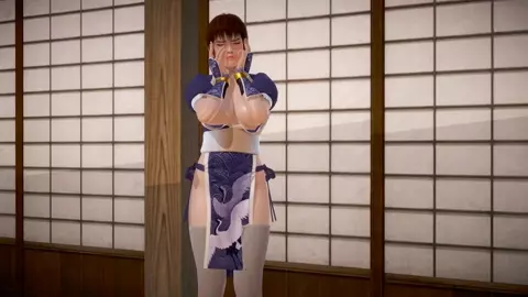 Kasumi showing her lovely boobs