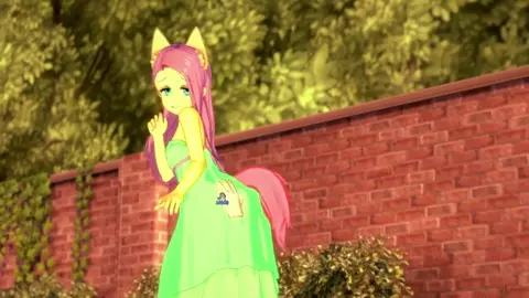 "You have fun with Fluttershy in the garden~!" (Animation With English Voice Acting)
