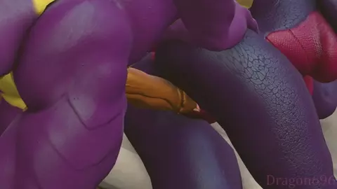 Spyro and Cynder mating sex