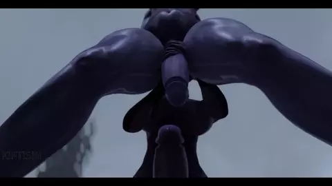 Two Dark Futanari Elfs Having Fun With Each Other