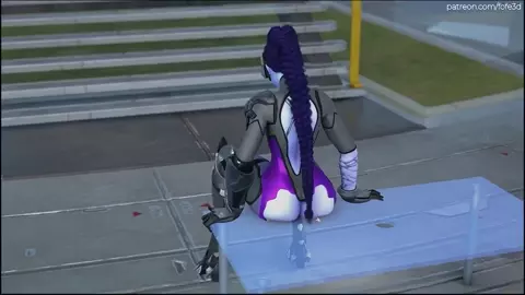 Widowmaker Buttcrush Giantess Animation