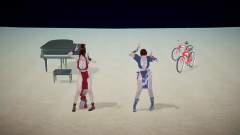 Mai Shiranui and Kasumi DOA dancing