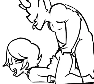 Femboy creamed by monster man