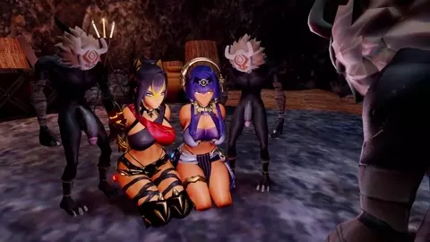 Genshin Impact HMV - MILFS mate with hilichurls