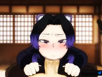 Shinobu blowjob