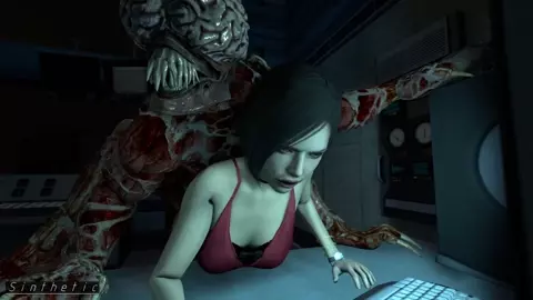 Ada Wong And Licker [SintheticR18]