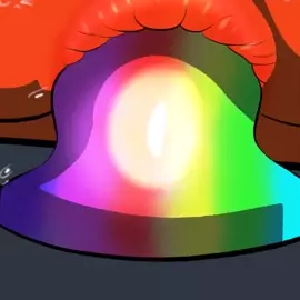 Femboy Flareon taking a rainbow dildo