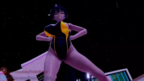 【R-18 MMD】Boom Kitty - Bass Knight - Karin Kakudate