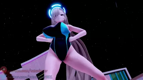 【R-18 MMD】Boom Kitty - Bass Knight - Asuna Ichinose