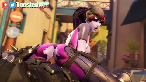 Widowmaker riding Reaper on public