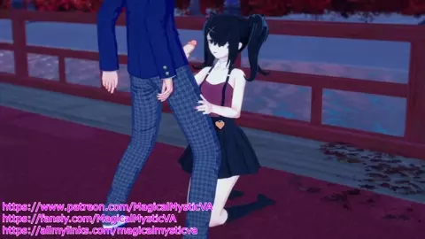 Fun with your needy streamer gf in public~!