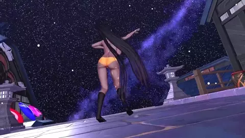【MMD】角楯カリン／DEEP BLUE TOWNへおいでよ