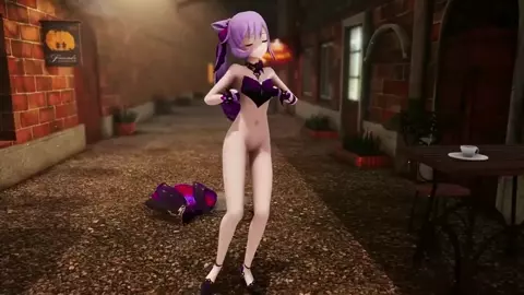 Keqing Genshin Impact Undress Dance and Street Sex at Night Hentai Creampie MMD 3D