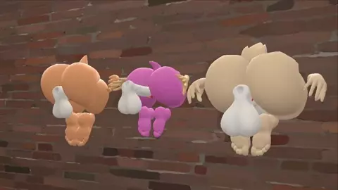 Butts in The wall