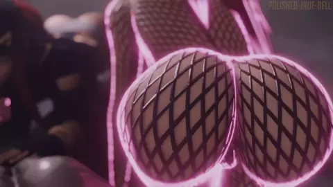 Akali shows of her cloning (and oral) skills. (black)[Polished Jade Bell]