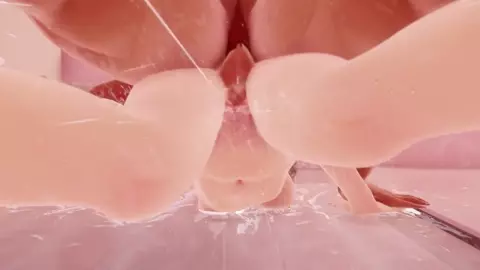 (Lovemax) Shower Sex (genital closeup scene)