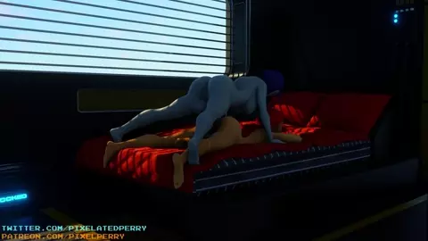 Raven And Starfire Pronebone [Futa][Pixel Perry][4