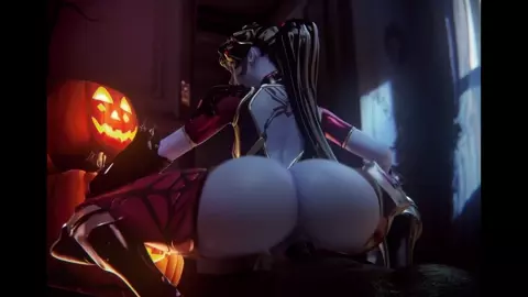 Widowmaker Reverese Cowgirl [Blacked][FPSBlyck]