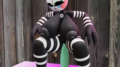 Fnaf Puppet dildo cumflation